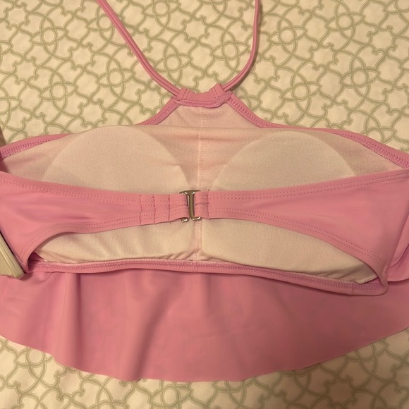 SO Bikini Top Flutter Flounce Top M - Picture 2 of 10